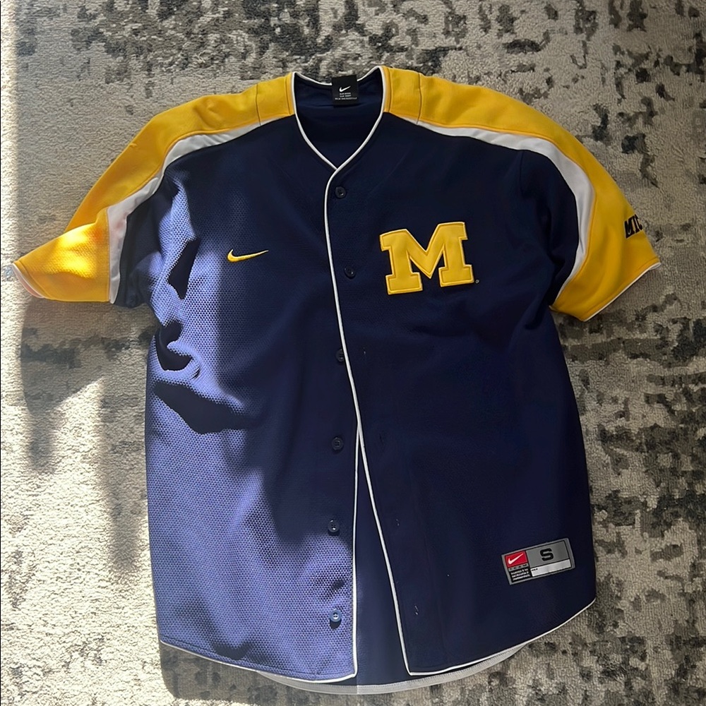 Nike Michigan baseball jersey